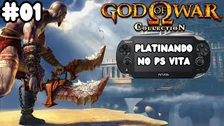 God of War Collection 01 PS VITA  GOD OF WAR 1  PLATINANDO NO PS VITA [upl. by Pinsky901]