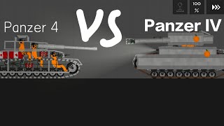 Panzer 4 vs Panzer 𝙄𝙑 [upl. by Llewoh392]