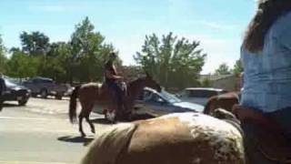 Paso Robles CA Mid State Fair 2009 Cattle Drive 72209 [upl. by Lema]