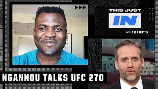 Max Kellerman interviews Francis Ngannou ahead of UFC 270  This Just In [upl. by Chrissy]