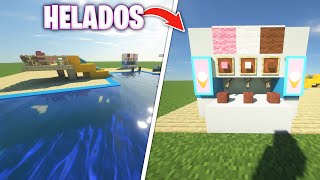 Â¡CÃ“MO HACER una MÃQUINA DE HELADOS en MINECRAFT ðŸ˜±ðŸ˜ PISCINA PROFESIONAL Shorts Cortos El Nono YT [upl. by Enneira]