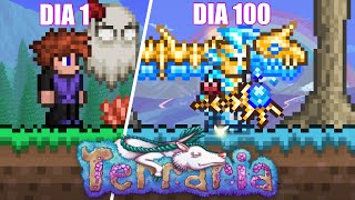 PASE 100 DIAS COMO INVOCADOR EN TERRARIA MODO MAESTRO [upl. by Ronni]