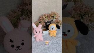 Amigurumi Cooky amp Chimmy BT21 Crochet Handmade amigurumi crochet kpop army [upl. by Howie]