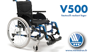 Vermeiren V500 • Fauteuil roulant manuel léger [upl. by Aicnilav491]