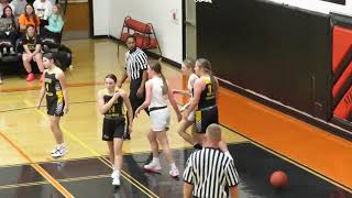 Iowa Girls SEISC Basketball  LM Falcons 33 23  Mediapolis Bullettes 41 41  121223 [upl. by Bergman]