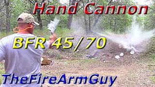 Hand Cannon BFR 4570 Revolver  TheFireArmGuy [upl. by Gloria]