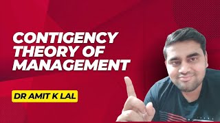 Contingency theory of Management  UGC NET  MBA  RBI Grade B [upl. by Iew790]