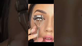 Applying eyelashes ✅ Girlsstylebeauty shortvideo viralvideo [upl. by Gellman723]