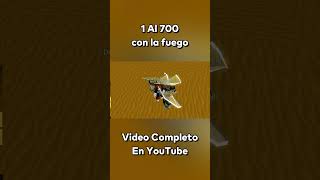 HACIENDO UN 1 AL 700 CON LA FRUTA FUEGO EN BLOX FRUITS 🔥🔥 roblox bloxfruits games robloxedit [upl. by Okin]