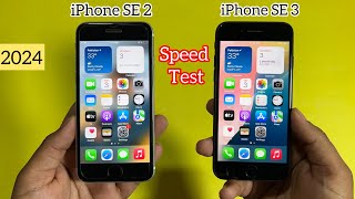 iPhone SE 2020 vs iPhone SE 2022 Speed Test 2024🤯 [upl. by Shing726]