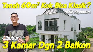 Rumah Gaya Klasik Modern Harga Bersahabat Dekat Exit Tol Batik Signatures Cibubur [upl. by Ahsitul]