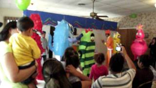 Yo Gabba Gabba Themed Birthday Party Skit 22 [upl. by Rinaldo]