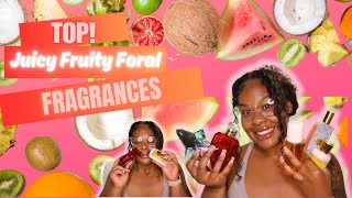 Top 10 Juiciest FruityForal Fragrances [upl. by Sirk955]