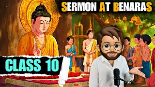 The sermon at banaras Class10  Full  हिंदी में  Explained  sermon at benares class 10 animation [upl. by Axe]