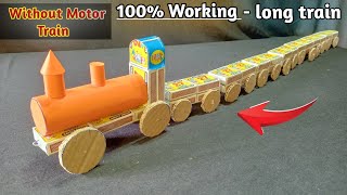 How to make a long train with Matchbox  diy Matchbox train at home  diy train [upl. by Brahear784]