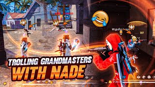 HOW TO TROLL ENEMIES WITH NADES 🤣 SEE THIS 💥😝 [upl. by Shippee]