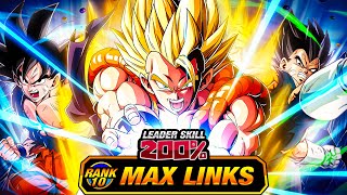 NEW BEST UNIT IN DOKKAN HISTORY ALREADY LEVEL 10 LINKS 100 EZA LR TEQ SSJ GOGETA Dokkan Battle [upl. by Derfla]