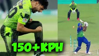 150 KPH  Fastest Bowling Spell Ever By Haris Rauf  HBL PSL 8  MI2A [upl. by Amalita]