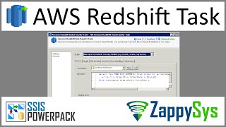 SSIS Amazon Redshift Data Transfer Task  Load Data into Redshift from SQL Server MySQL Flat Files [upl. by Johann]