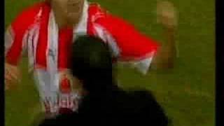 Olympiakos v Panathinaikos 40 81 Nunez  Greek Cup 2008 [upl. by Lahcar]