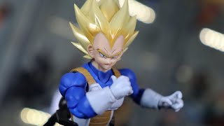 SH Figuarts Vegeta Awakened Super Saiyan Blood ver Review y Unboxing [upl. by Eidoow97]