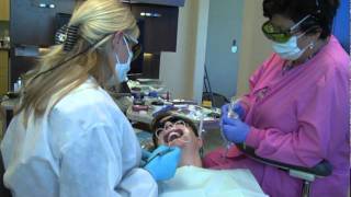 Family Tree Dentistry Cosmetic Recontouring on Live Patient [upl. by Nosdivad]