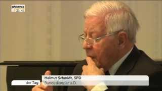 Preisverleihung des SchleyerPreises für Helmut Schmidt am 26042013 [upl. by Nwahsauq]