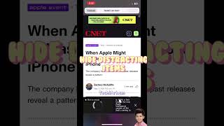 🌐 Unlock This Hidden Safari Feature You Can’t Miss ✨ SafariTips iPhoneHacks TechTips [upl. by Adahs139]