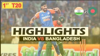 Ind vs Ban t20 Highlights [upl. by Boffa]