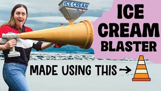 We built an Ice Cream BLASTER [upl. by Malka]