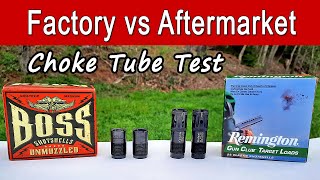 TEST Stock Chokes Vs Aftermarket Extended Choke Tubes [upl. by Akla166]