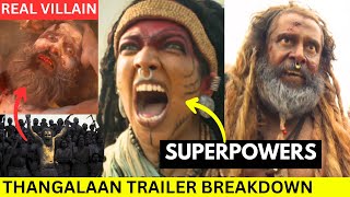 Thangalaan Trailer Breakdown  Thangalaan Trailer Explained  Thangalaan Trailer Review  Vikram [upl. by Dier]