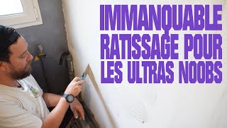 Enduire un mur pour les ultras débutants  méthode décole [upl. by Laenej245]