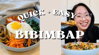 How to Make Quick  Easy Bibimbap with Bulgogi [upl. by Elsey]