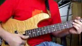 Slap bass lesson 3 Pulloffs [upl. by Llenrev]