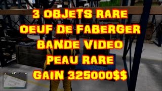 GTA 5 ONLINE PDG MARCHANDISE RARE 3 OBJET REVENTE 325000 [upl. by Okimik]