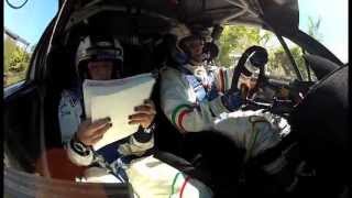 CIRALLY SANREMO 2013  PS7  ANDREUCCI CRASH  CAMERA CAR [upl. by Kesley]