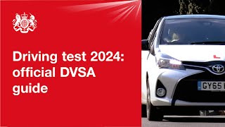 Driving test 2024 official DVSA guide [upl. by Cumine]