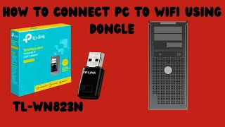 How to connect pc to wifi using dongle [upl. by Eceinart240]