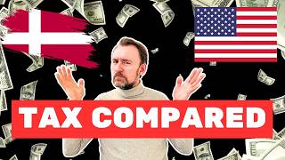 Income Tax in Denmark vs USA Whats Left in Your Pocket 🇩🇰🇺🇸 [upl. by Acinnod]