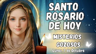 SANTO ROSARIO📿 DE HOY MISTERIOS GOZOSOS LUNES 7 DE OCTUBRE rosario [upl. by Ylrrad326]