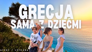 Poleciałam sama z dziećmi do Grecji 🩵 Ateny i Lefkada [upl. by Nnael]