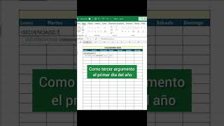 Crear calendario 📆 en Excel excel trucos consejos tips calendar exceltips exceltutorial [upl. by Cannell]