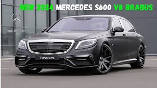 The NEW 2024 Mercedes S600 V8 BRABUS is a stunning example of automotive excellence combining [upl. by Adnot]