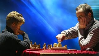 Garry Kasparov vs Magnus Carlsen  Reykjavik Rapid 2004 [upl. by Ahsead]