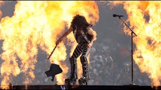 KISS rocks the 2023 Toyota AFL Grand Final 🤘  Telstra PreGame Entertainment [upl. by Newby689]