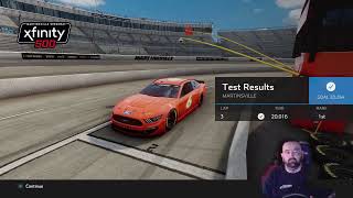 NASCAR Heat 5 Custom CUP series setup Martinsville [upl. by Nosinned]