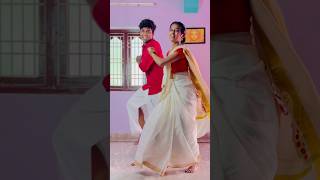 Karutha penne😍 Onam transition💞 comment ur next song for dance😇 danceshorts blackbeescouple [upl. by Gualtiero]