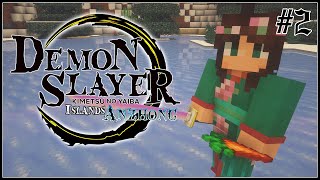 Beating Demonswith Farming Demon Slayer Island Anzhong 2 Minecraft 1165 [upl. by Ynattyrb]