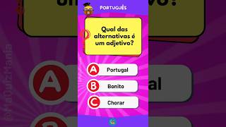 Quiz Português  você é bom na língua portuguesa quiz portugal divertido [upl. by Aleafar]